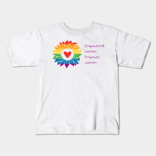 Empower Women Sunflower Kids T-Shirt